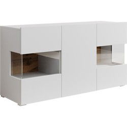 Meubella - Dressoir Asilento - Mat wit - 120 cm
