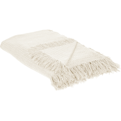 YERBENT - Bedsprei - Gebroken wit - 220 x 240 cm - Katoen
