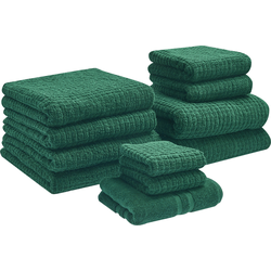 Beliani ATAI - Handdoek-Groen-Katoen