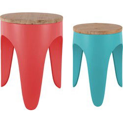 Stool Set Double Funky