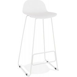 BABYLOS design barkruk 50x53x95 cm Wit
