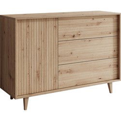 Meubella - Dressoir Fuzeta - Eiken - 120 cm