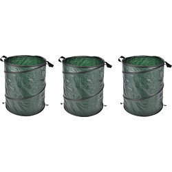 3x pop-up tuinafvalzak - groen - 130 liter - afval - opruimen - Tuinafvalzak