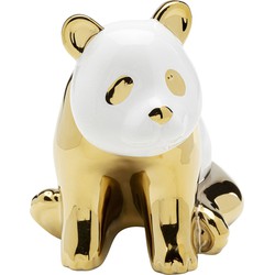 Decofiguur Sitting Panda Gold 18cm