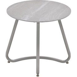 Vento bijzettafel - Ø45xH41 cm - taupe - Centostone Napoli sand