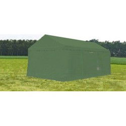Opslagtent Premium PVC 6x12 mtr in Groen SHOWMODEL