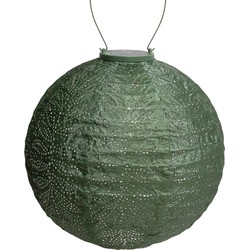 Round dia. 30 cm Folia salie groen lampion - Lumiz