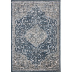 Safavieh Klassiek Indoor Geweven Vloerkleed, Oregon Collectie, ORE858, in Navy & Ivoor, 91 X 152 cm