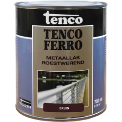 Ferro bruin 0,75l verf/beits - tenco