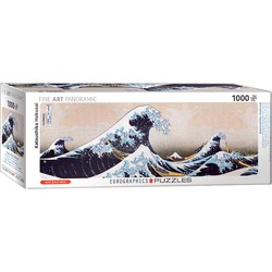 Eurographics Eurographics puzzel Great Wave of Kanagawa - Katsushika Hokusai Panorama - 1000 stukjes