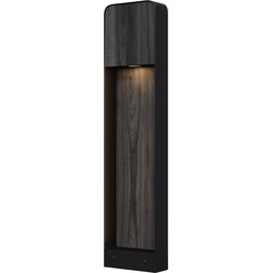 Outdoor - Landschapverlichting Porte - Aluminium - Zwart hout
