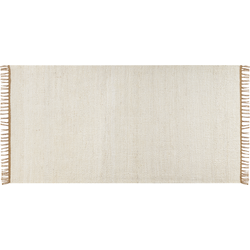 Beliani LUNIA - Laagpolig-Beige-Jute