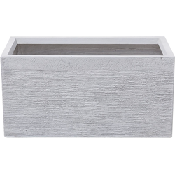 MYRA - Plantenbak - Wit - 60 cm - Klei-vezelmengsel
