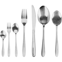 Excellent Houseware Bestekset Tableware Collection - 39-delig - zilver - RVS - 6 personen - Besteksets