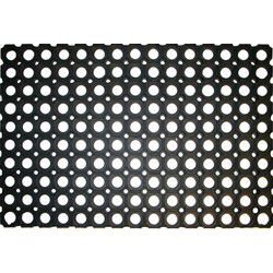 Benson Deurmat - rubber - 60x40 cm - ringmat - buitenmat - Deurmatten