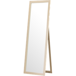 Ruby staande houten spiegel whitewash - 170 x 55 cm