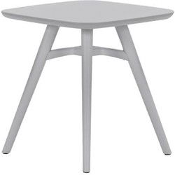 Mio kunststof tafel - 71x71 cm - lichtgrijs