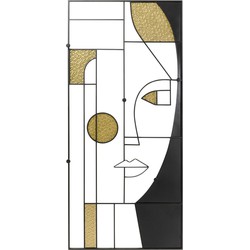 Kapstok Art Girl Face 90x200cm