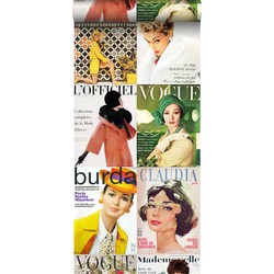 ESTAhome XXL behang magazine covers meerkleurig - 50 x 900 cm - 158104