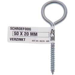 Schroefoog 50x20 vz