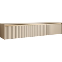 Meubella - TV-Meubel Remy - Beige - 182 cm