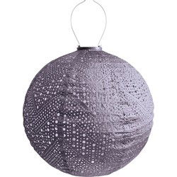 LUMIZ Solar Lampion Verso Rond - 40 cm - Paars