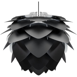 Silvia Medium hanglamp black - met koordset zwart - Ø 50 cm