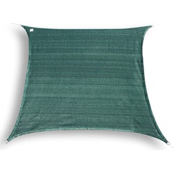 hanSe® Schaduwdoek Vierkant Waterdoorlatend 3x3 m Zonnedoek Groen