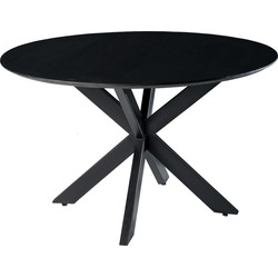 Livingfurn Oslo Round Black 120 cm