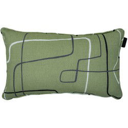 Sierkussen ca. 30x50 cm Met paspel Joah sage (4 stuks)