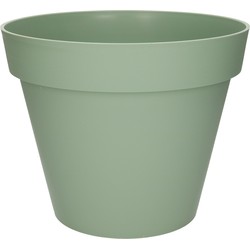 Bloempot Toscane kunststof groen D30 x H26 cm - Plantenpotten