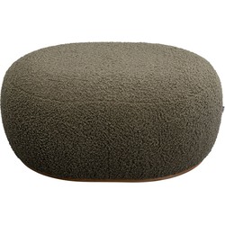 Hocker Pebble Boucle Olive 81cm