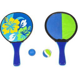Summertime Catch and Hit met Bloemenprint 4-delig Blauw/Groen