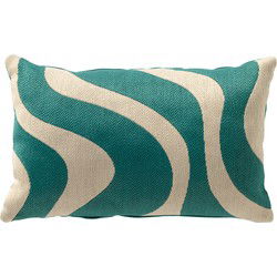 Dutch Decor OCEANE - Outdoor Kussenhoes 30x50 cm - waterafstotend en uv-bestendig - Latigo Bay - blauw - Dutch Decor