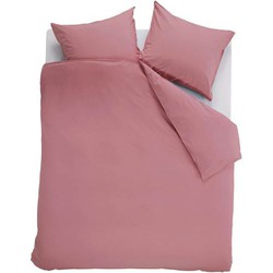 Ambiante Dekbedovertrek Uni Cotton Pink-2-persoons (200 x 200/220 cm)