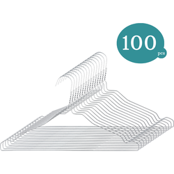 Nordix Kledinghangers - set 100 stuks - Metaal - Draadhanger - Kleerhangers