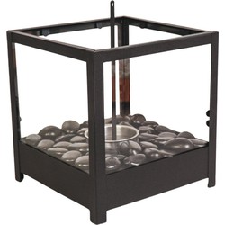 Table Burner - Square - Black - 20x20x20,5cm