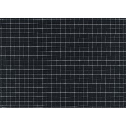 Krumble Theedoek met ruitpatroon - 40 x 60 cm - Katoen - Zwart