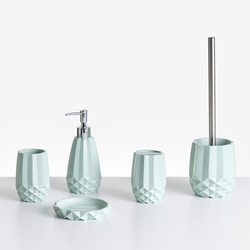 SAMIRIA - Badkameraccessoireset - Mintgroen - Polyresin