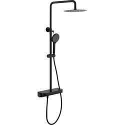 Luzzo® Varese Regendouche Thermostaat met Planchet - Mat Zwart