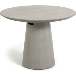 Kave Home - Itai tafel cement Ø 120 cm