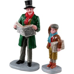 Merry Newsboy Set Of 2