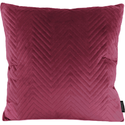 Red Velvet Chevron | 45 x 45 cm | Kussenhoes | Polyester