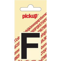Plakletter Helvetica 40 mm Sticker zwarte letter f - Pickup