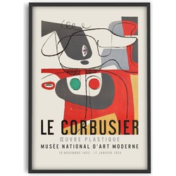 Le Corbusier  - Musée National d’Art Moderne - Poster - PSTR studio