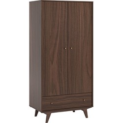 Kast met 2 deuren 1 lade Mid - H185 cm