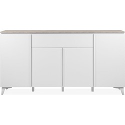 Buffet 4 deuren 1 lade L177 cm - BERTRIX