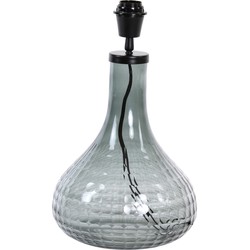 Light&living Lampvoet Ø25x42 cm MAEKO smoke glas grijs