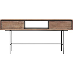 DTP Home Sideboard Metropole, 2 drawers, open rack,76x160x40 cm, recycled teakwood