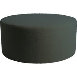 PTMD Evie Teddy Green round pouf